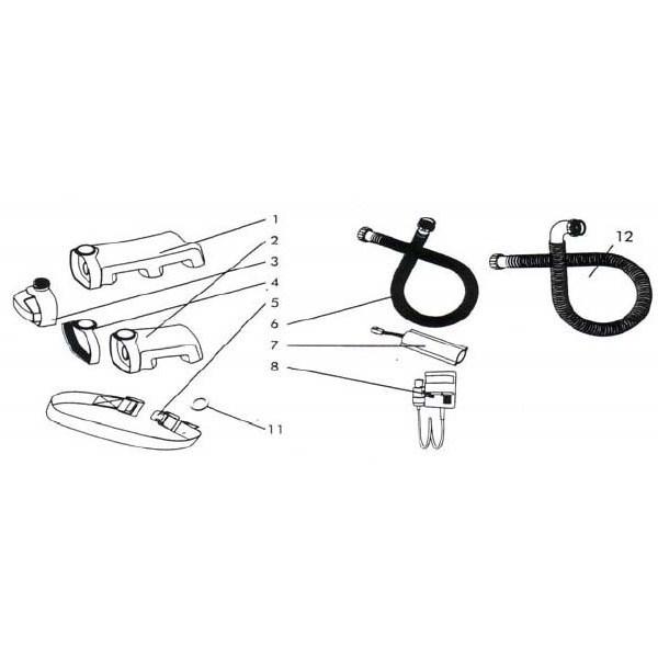 3M Scott Fire & Safety Body Tensioner Proflow Sc 120 (4) SPARE PARTS FOR PROFLOW SC120 PAPR UNITS