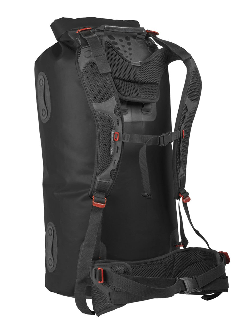 Sea To Summit Hydraulic BLACK 90L Dry Pack with Harness (AHYDBHS90BK)