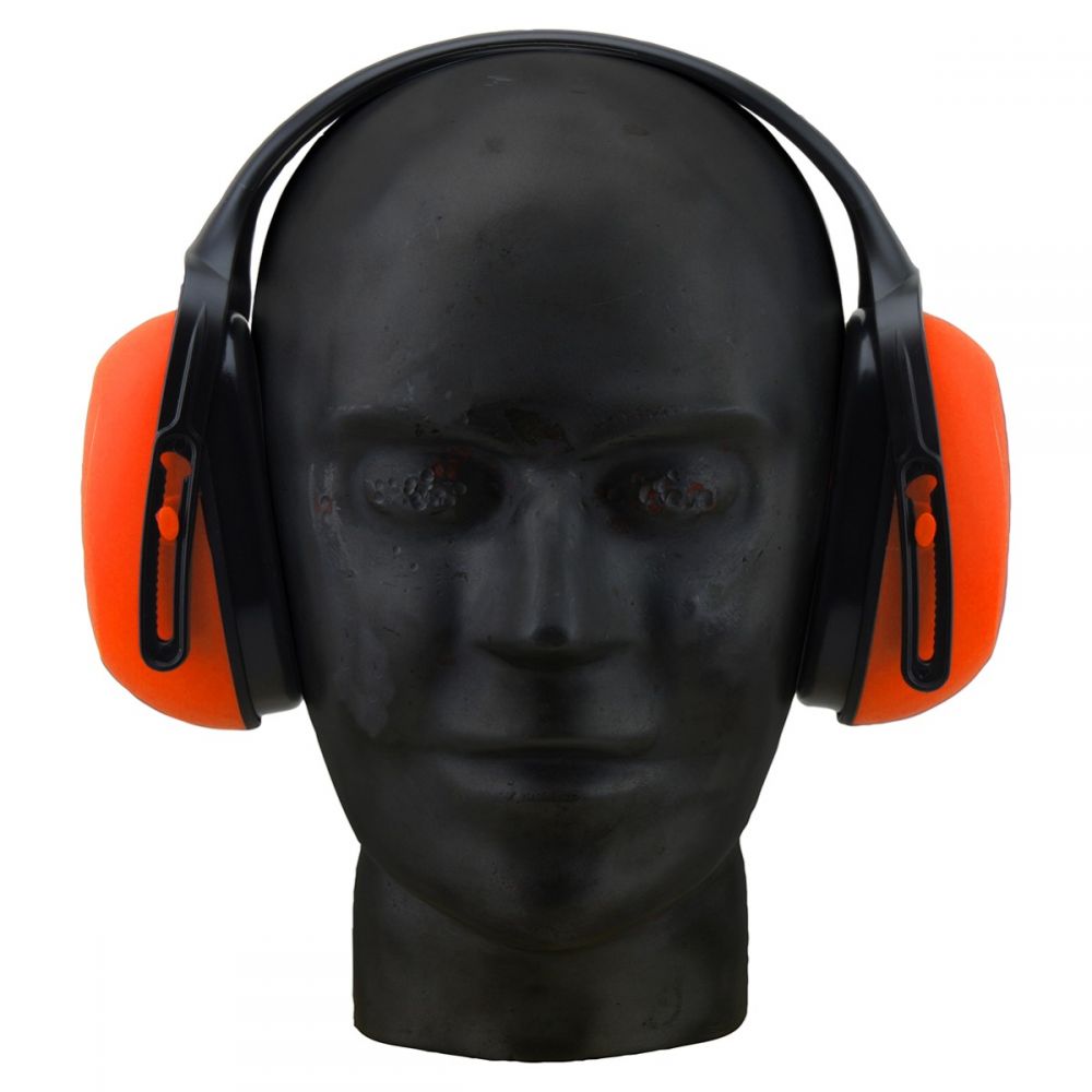 On Site Safety CIRCUIT 27dB Class 5 Earmuffs Neon Orange (M12)