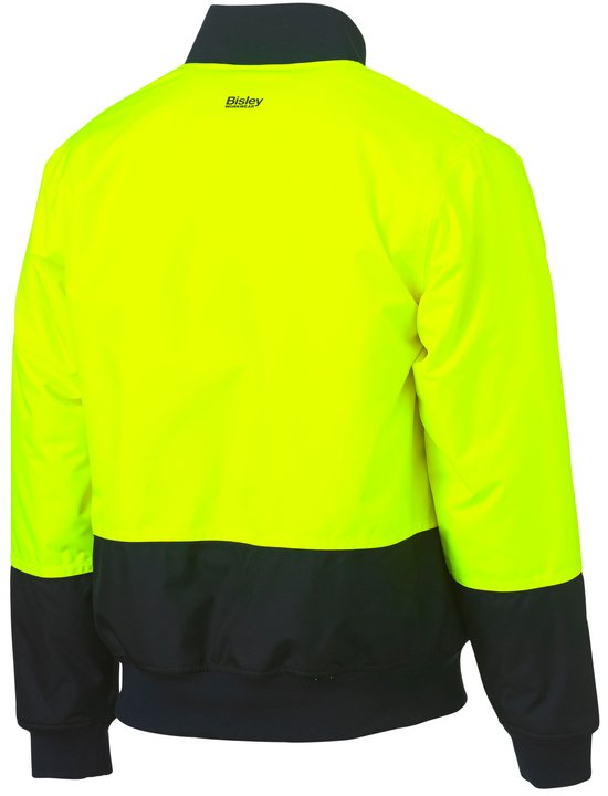 Bisley Two Tone Hi Vis Bomber Jacket