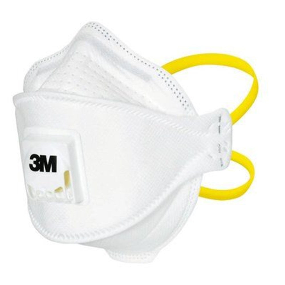 3M Aura 9312A+  Respirator Flat Fold with Valve  120 Masks