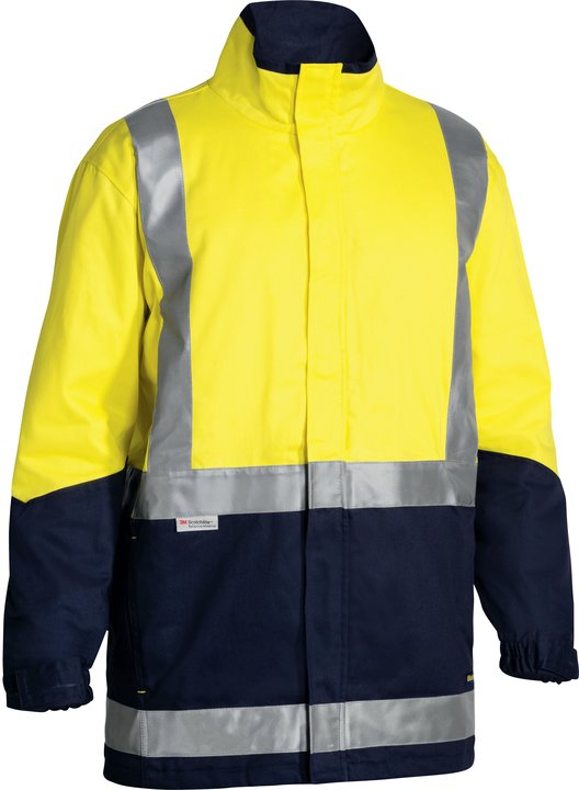 Bisley Taped Hi Vis 3 in 1 Drill Jacket