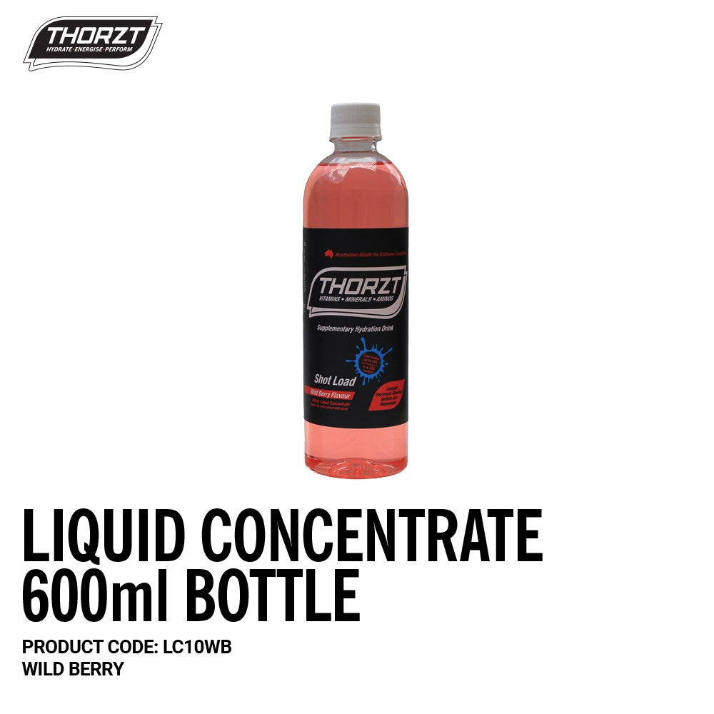 THORZT Liquid Concentrate Wild Berry with Pump Dispenser Spout