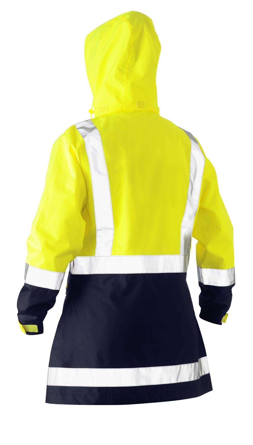 Bisley Women's H Taped Two Tone Hi Vis Rain Jacket
