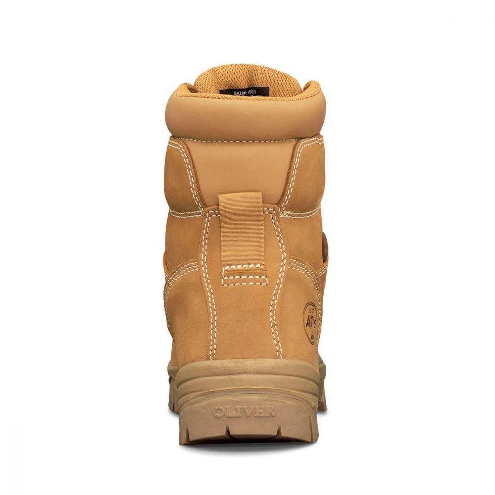 Oliver 150mm Wheat Lace Up Boot (45-632)