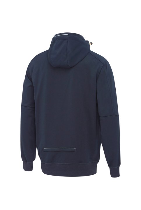 Bisley Work Fleece Zip-Front Hoodie with Sherpa Lining