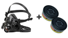 SMALL HONEYWELL NORTH 7700 Half Face Mask +  A1E1 Filters N06575002L