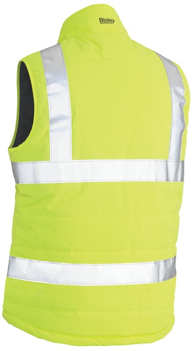 Bisley Taped Hi Vis Puffer Vest