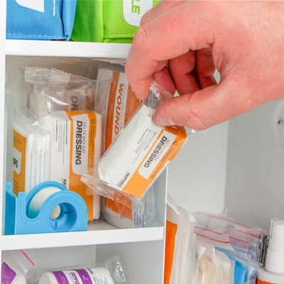 FastAid First Aid Kit, R4, Constructa Medic Kit, Metal Wall Mount