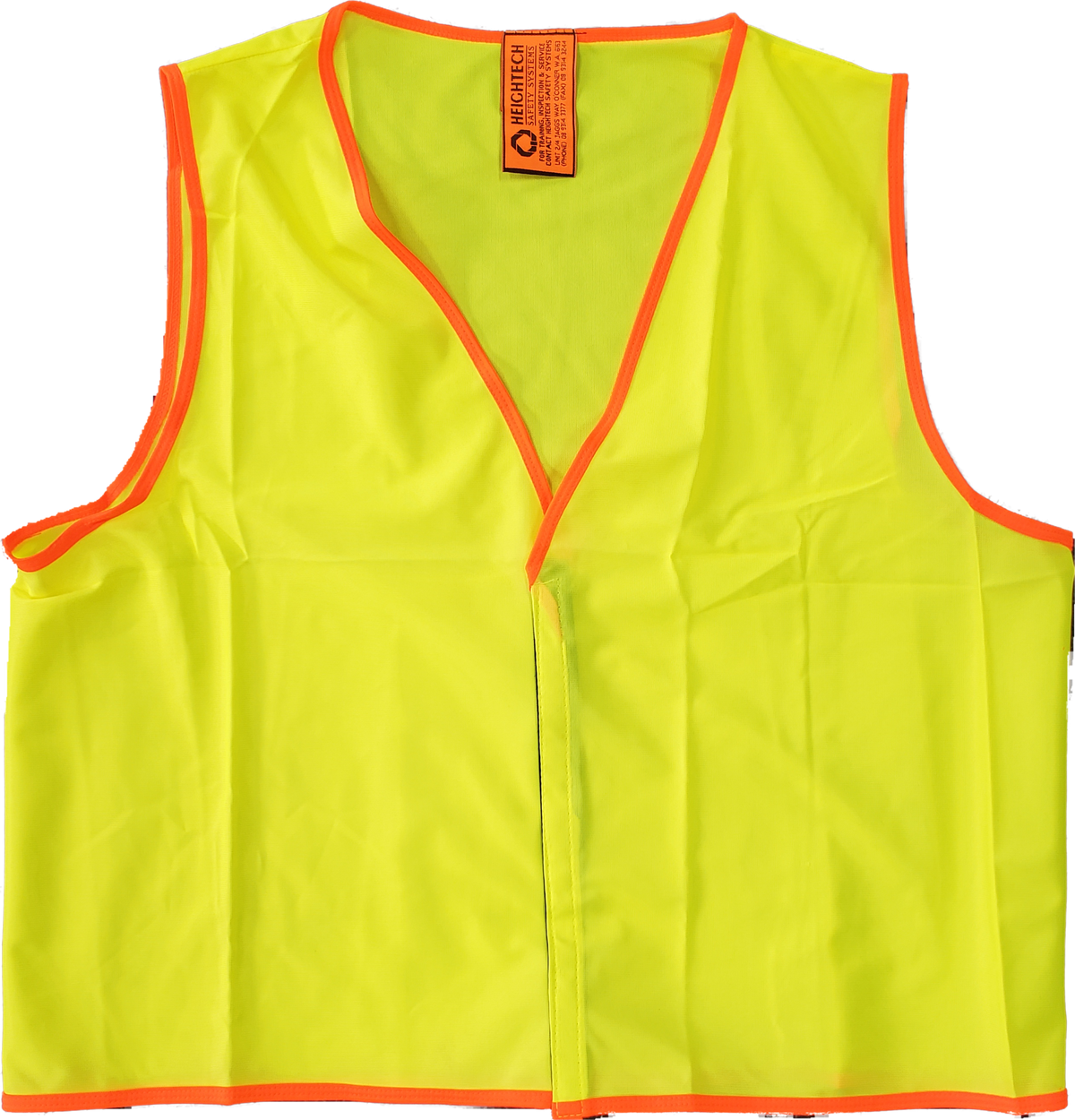 XL Fluro Yellow Vest  Day Use