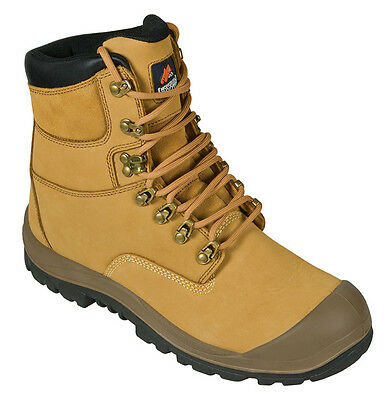 SIZE 12 Mongrel 550050 Wheat High Leg Safety Boot Steel Toed Foot Protection