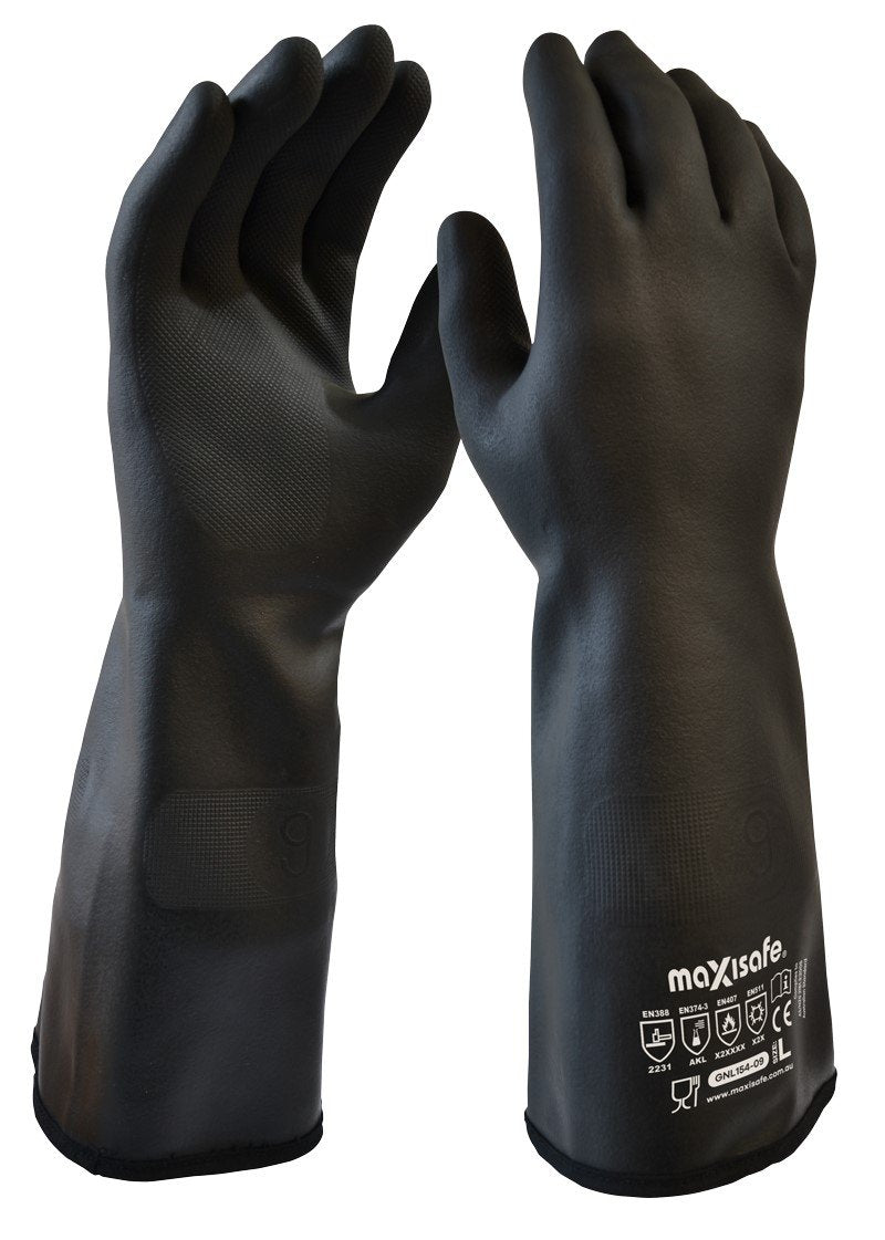 Maxisafe Neotherm Heat Resistant Neoprene Gauntlet - 38Cm (1 Pair)