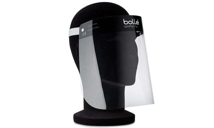 Bolle Disposable Facial Shield (DFS2) Clear AF PET/PC Visor + Headband