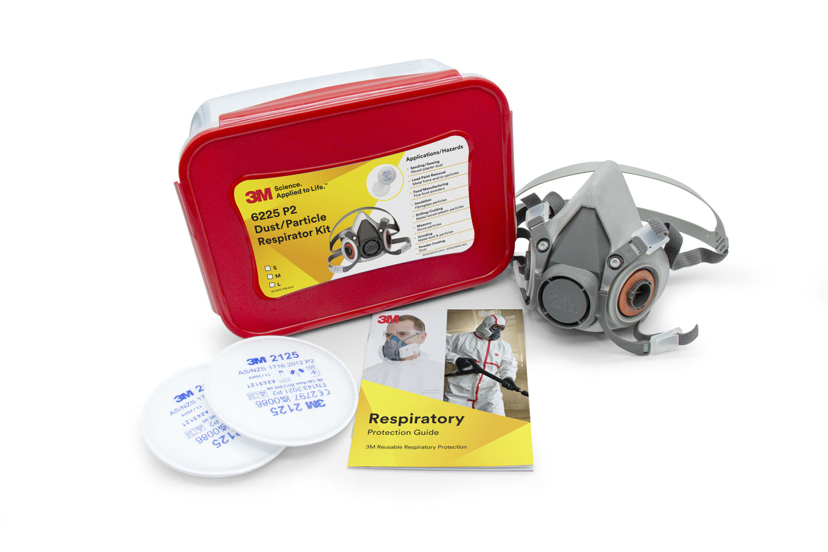 3M Dust/Particle Respirator Kit 6225 P2, Large