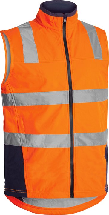 Bisley Taped Hi Vis Soft Shell Vest