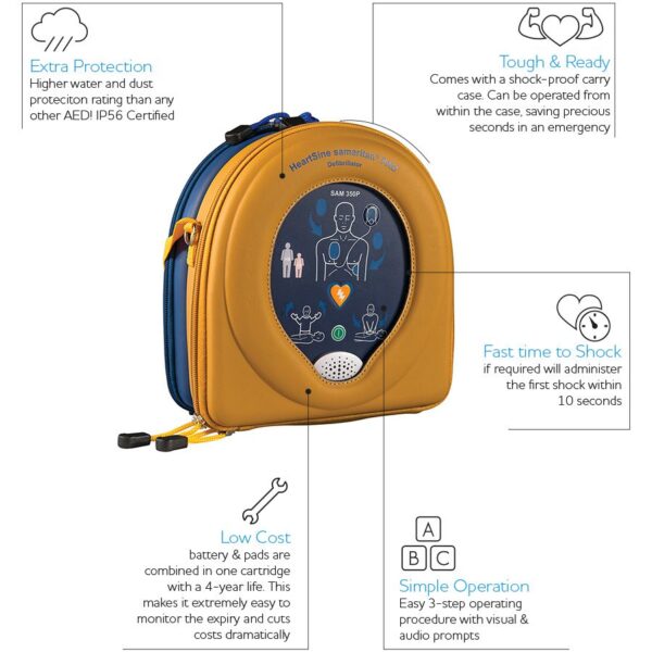 HEARTSINE Samaritan 350P Semi-Automatic Defibrillator (DG)