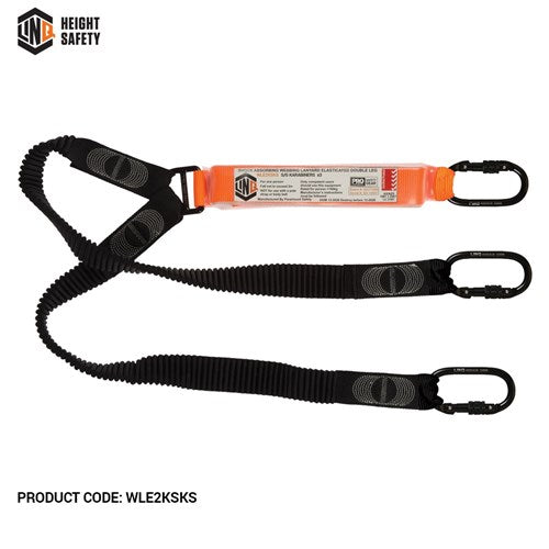 LINQ Elite Double Leg Elasticated Lanyard