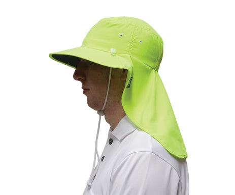L-XL HI VIS YELLOW Tammin Broad Brim Sun Hat
