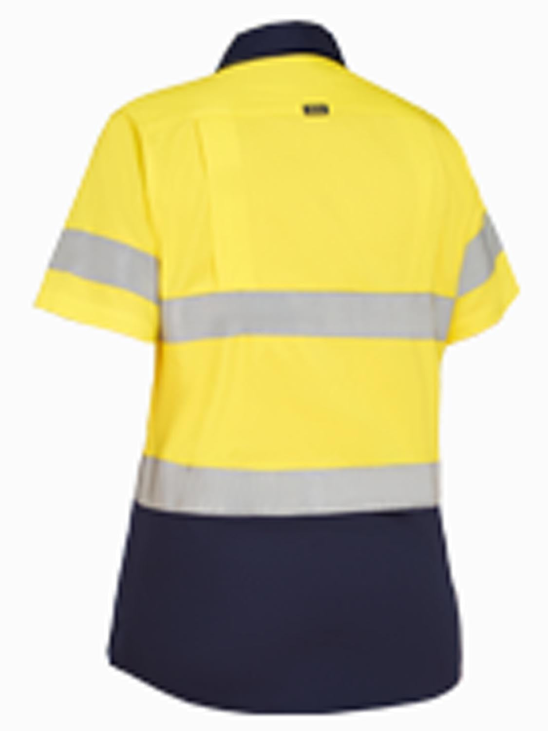 Bisley Women's Taped Hi Vis Cool Lightweight Drill Shirt (BL1896)