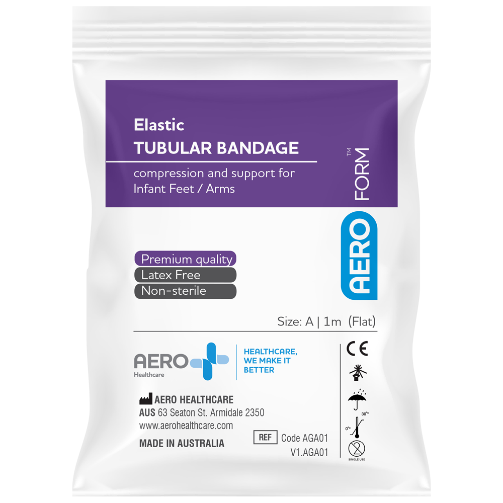 Aero Healthcare AEROFORM Size A Newborn Elastic Tubular Bandage 4cm x 1M