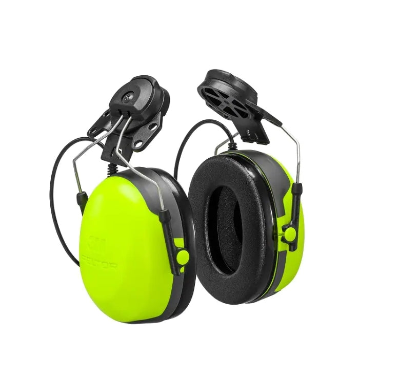 3M PELTOR CH-3 Listen Only Hearing Protector HT52P3E-112, Hard Hat Attached