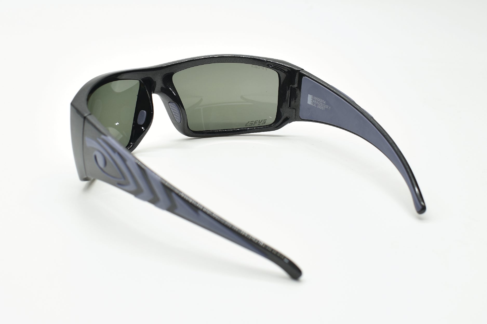 EYRES ALLBLACK Metallic Grey Frame Polarised Grey Lens