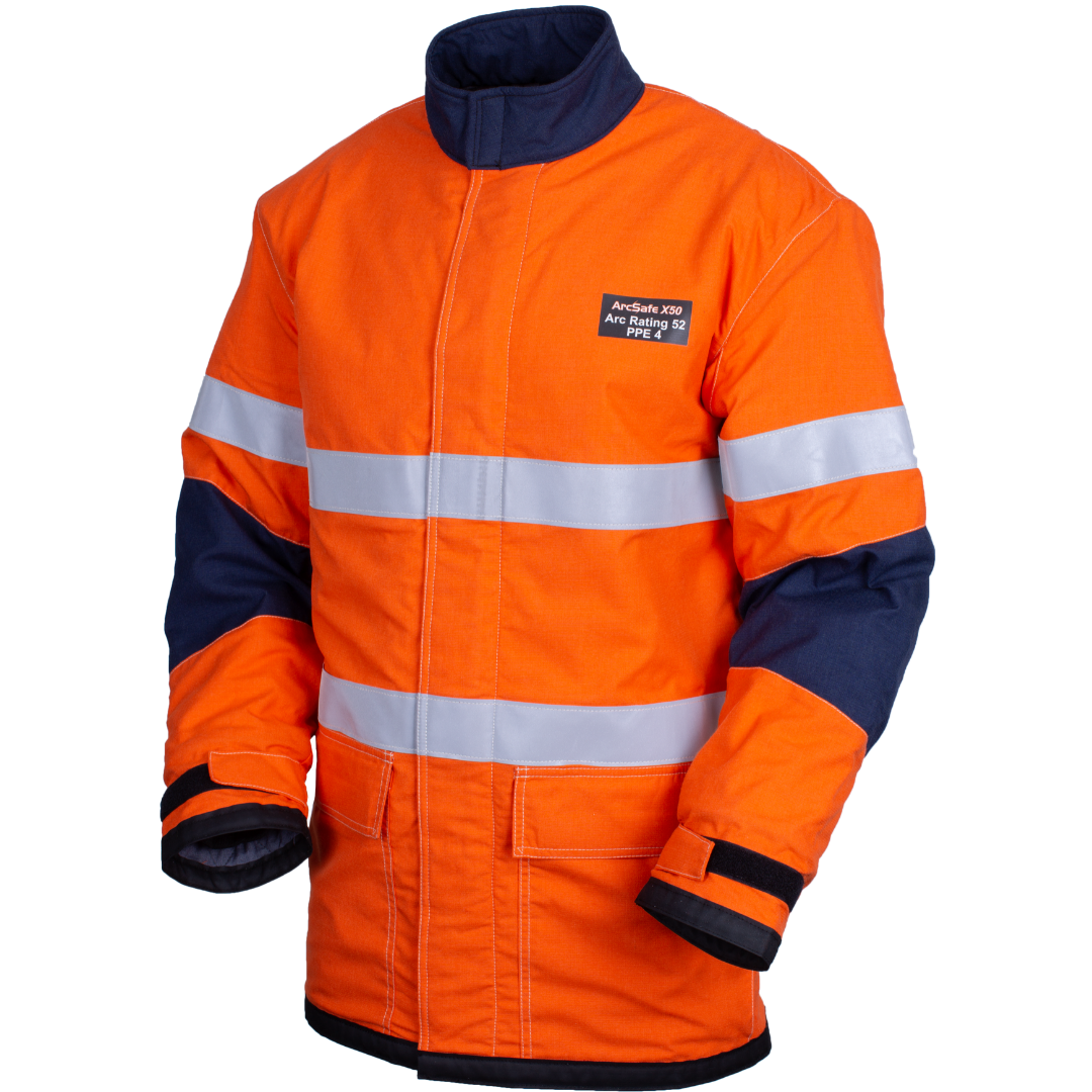 ArcSafe X50 Arc Flash Switching Jacket with Reflective Trim (EASCJX50T1)