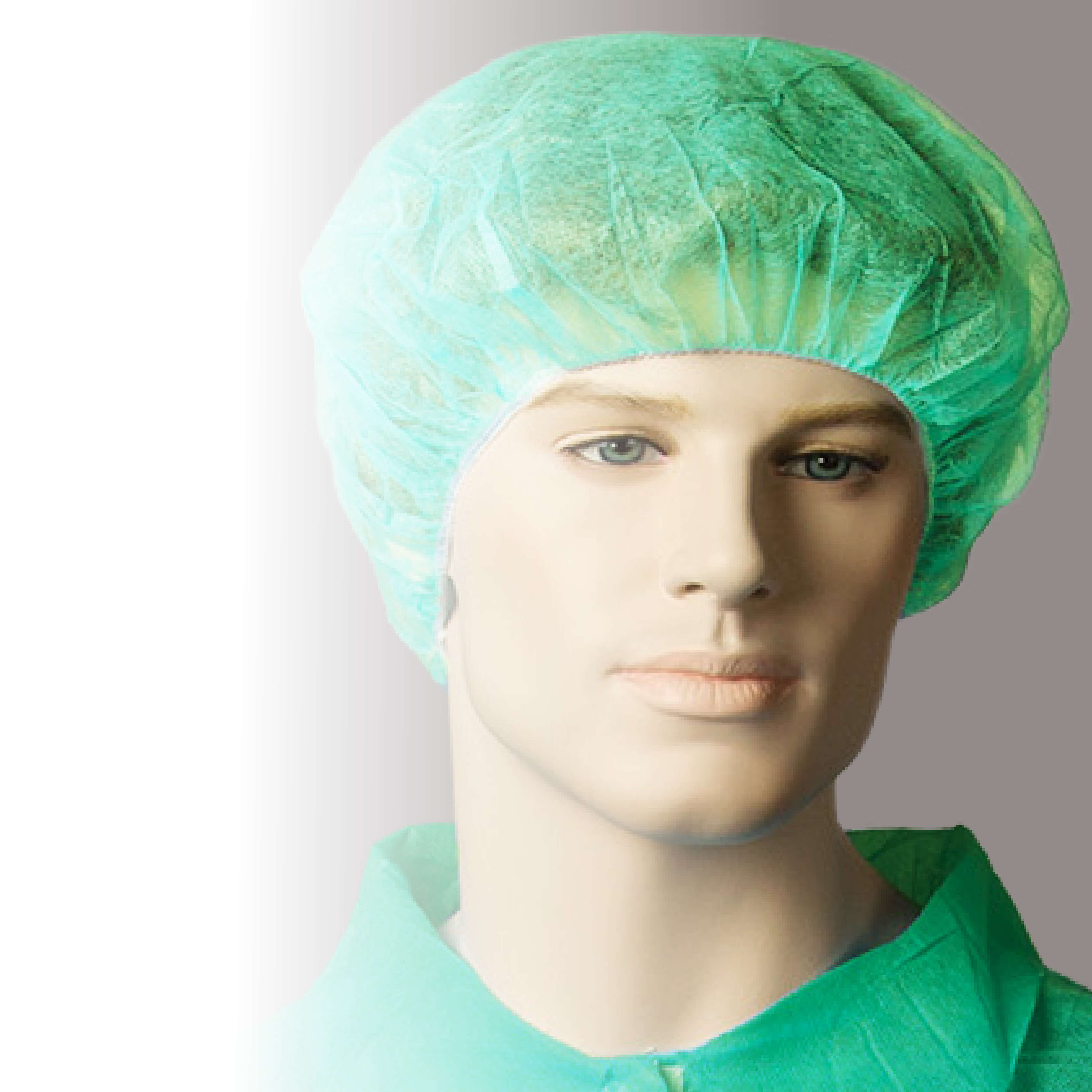 Bastion Polypropylene  Bouffant  Caps