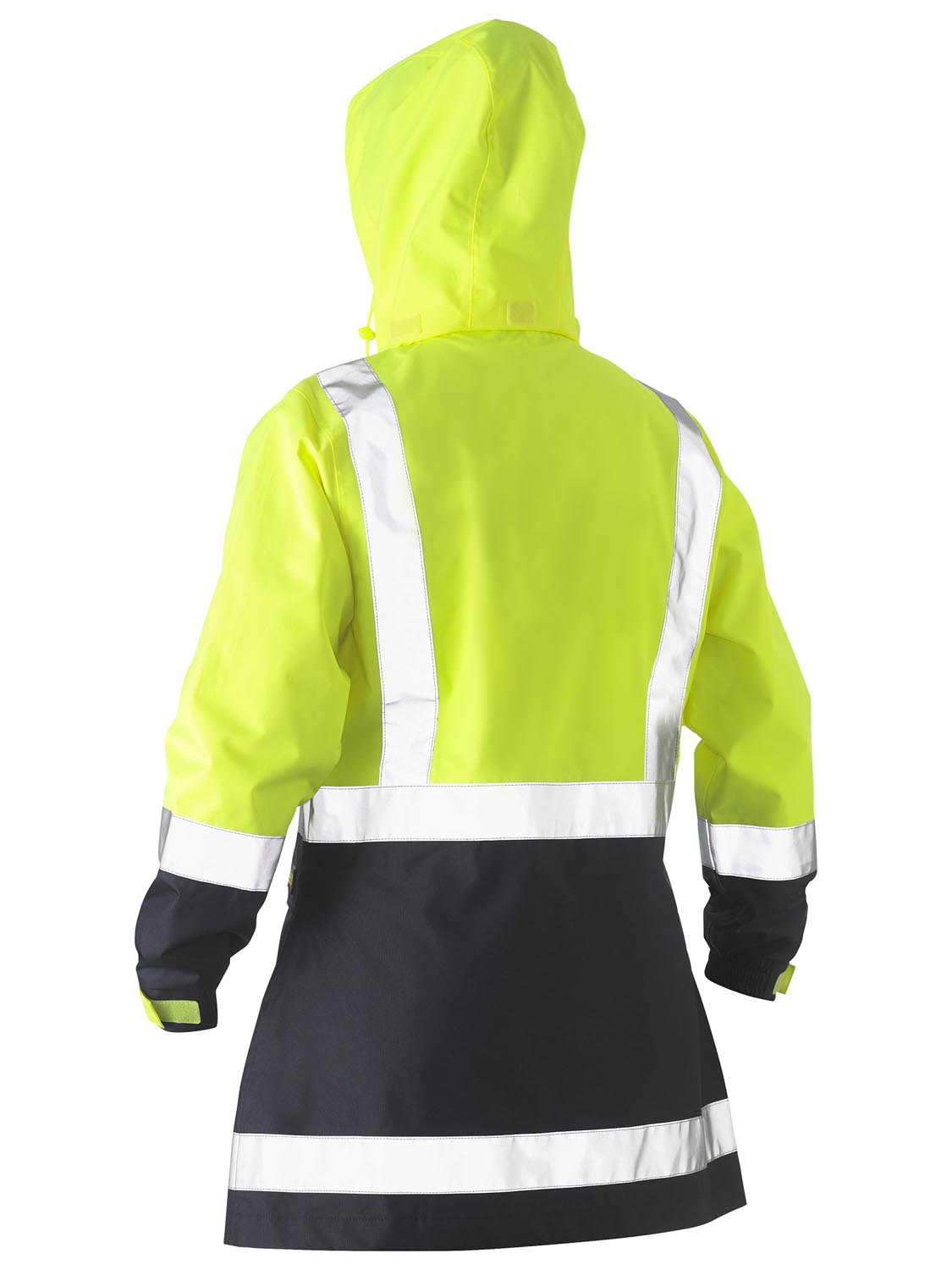 Bisley Women's H Taped Two Tone Hi Vis Rain Jacket