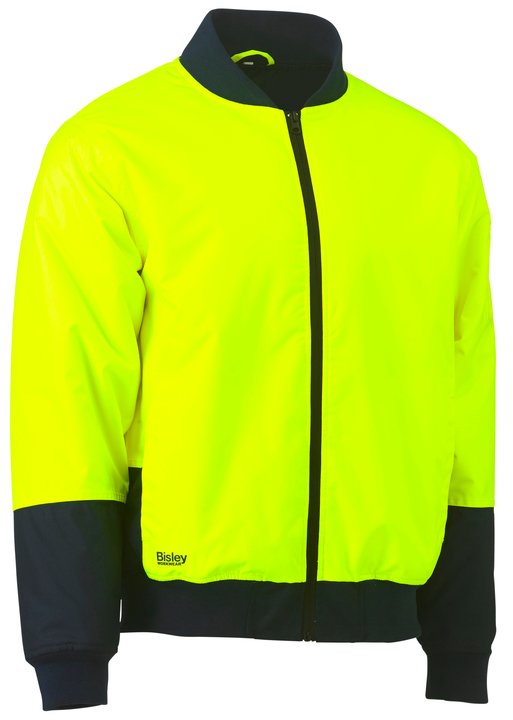 Bisley Two Tone Hi Vis Bomber Jacket