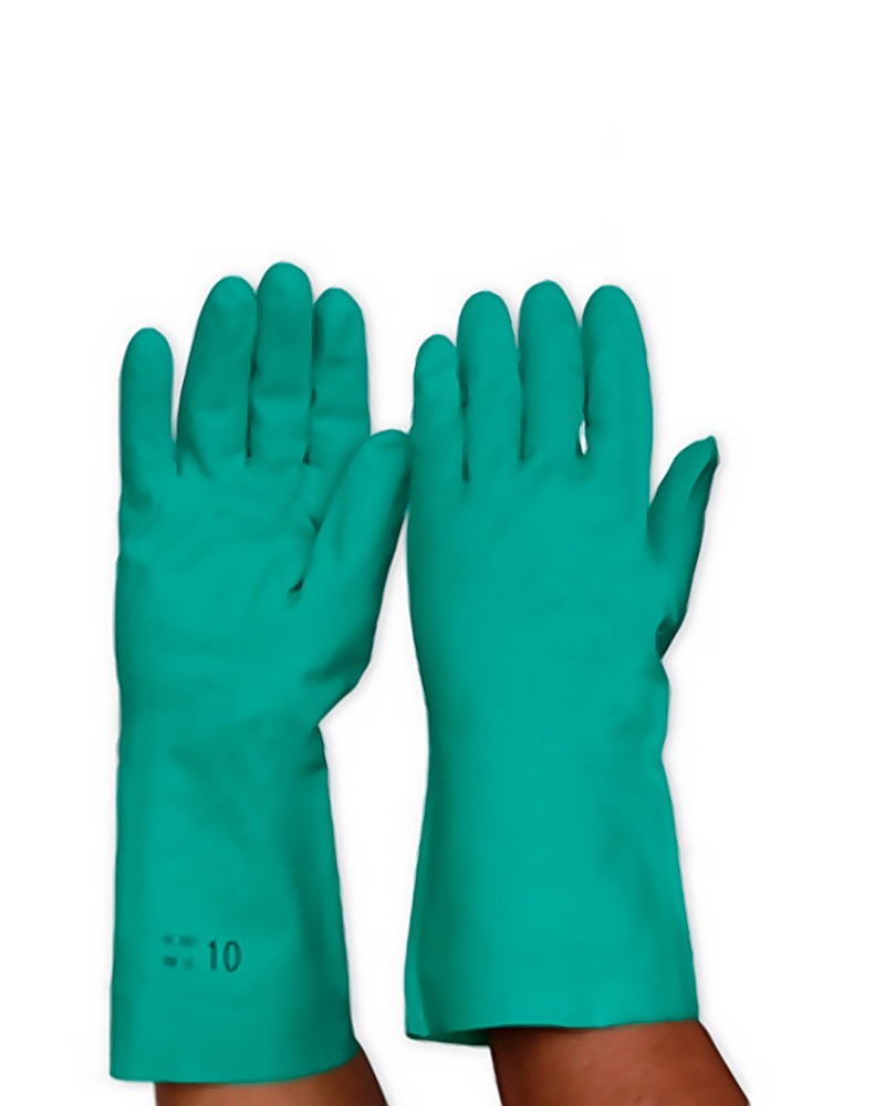 Pro Choice 33cm Green Nitrile Gloves