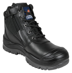 SIZE 9 Mongrel Boots Black ZipSider Low Leg Boot (scuff cap)