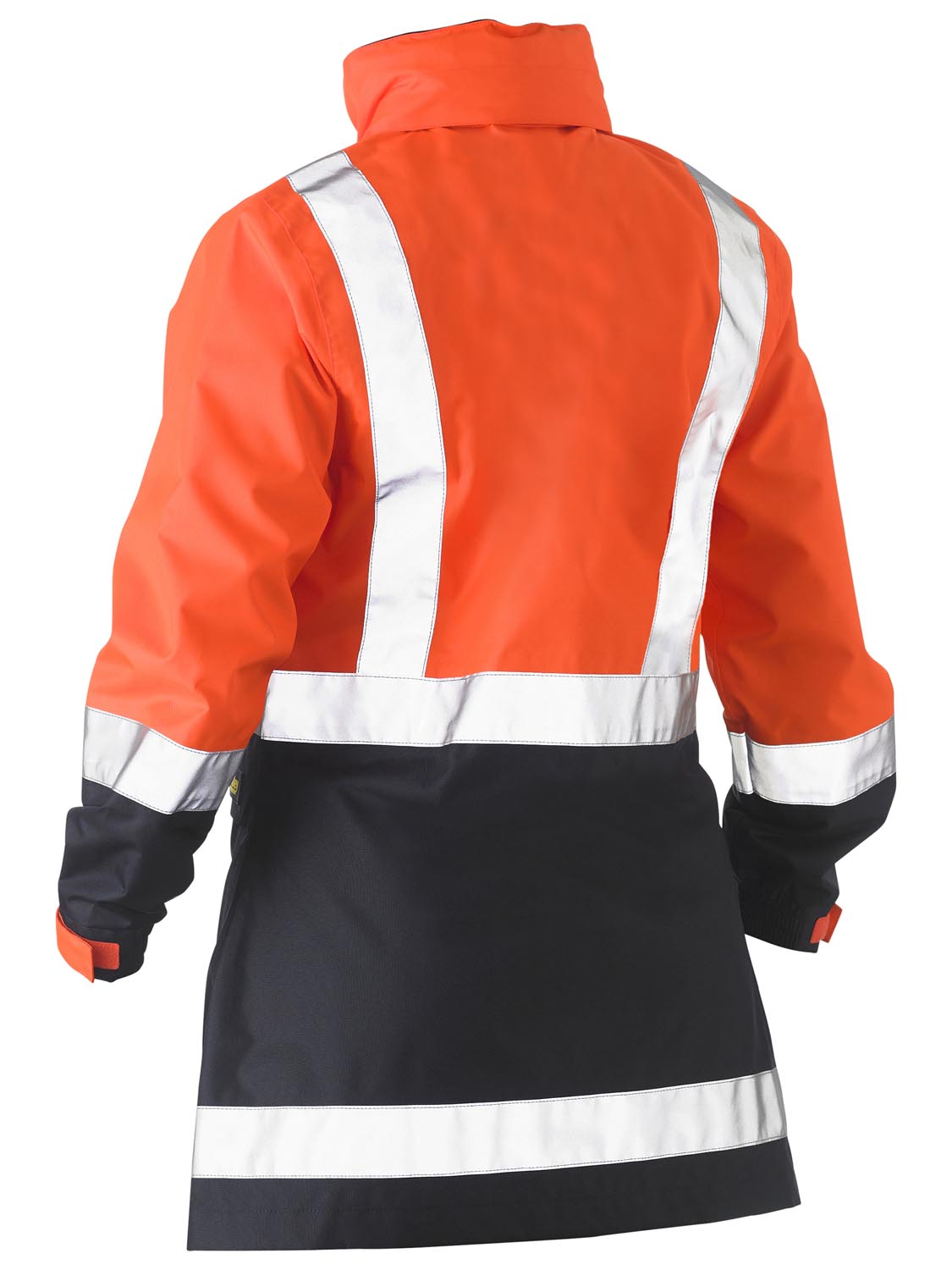 Bisley Women's H Taped Two Tone Hi Vis Rain Jacket