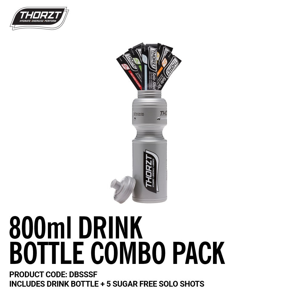 THORZT 800mL "Tradies Pack" Drink Bottle Combo Pack