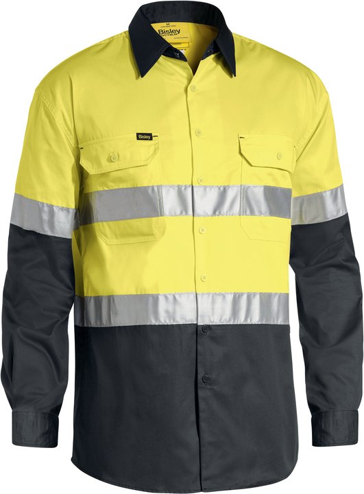 Bisley Taped Hi Vis Cool Lightweight Shirt