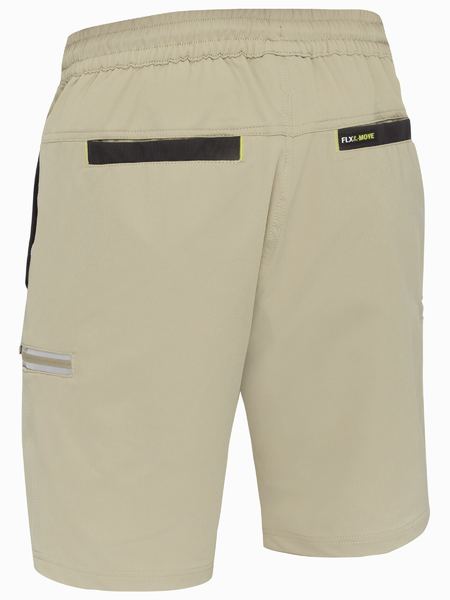 Bisley Flx & Move 4-Way Stretch Elastic Waist Cargo Short