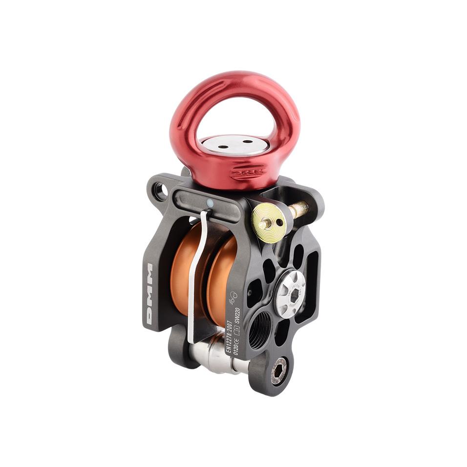 DMM Double Axle Shackle including twin sheave cartridge