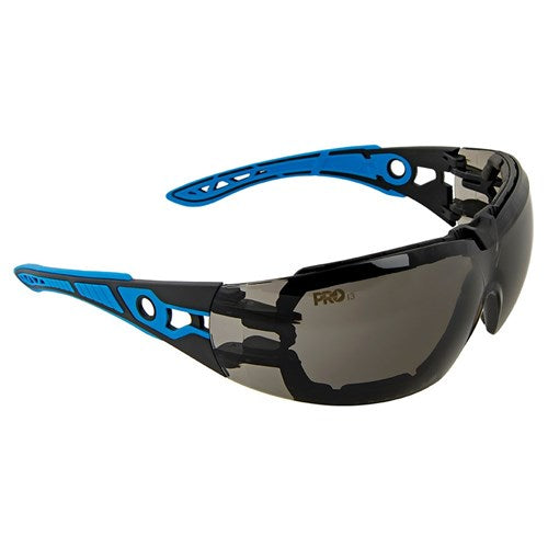 Pro Choice Proteus 5 Safety Glasses Smoke Lens Spec and Gasket Combo (6602)