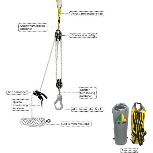 Austlift Rescue Kit Core without rescue pole