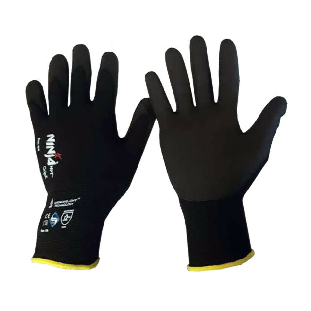 Ninja HPT GripX Glove Black Nitrile Palm (NIGRPXHPT)