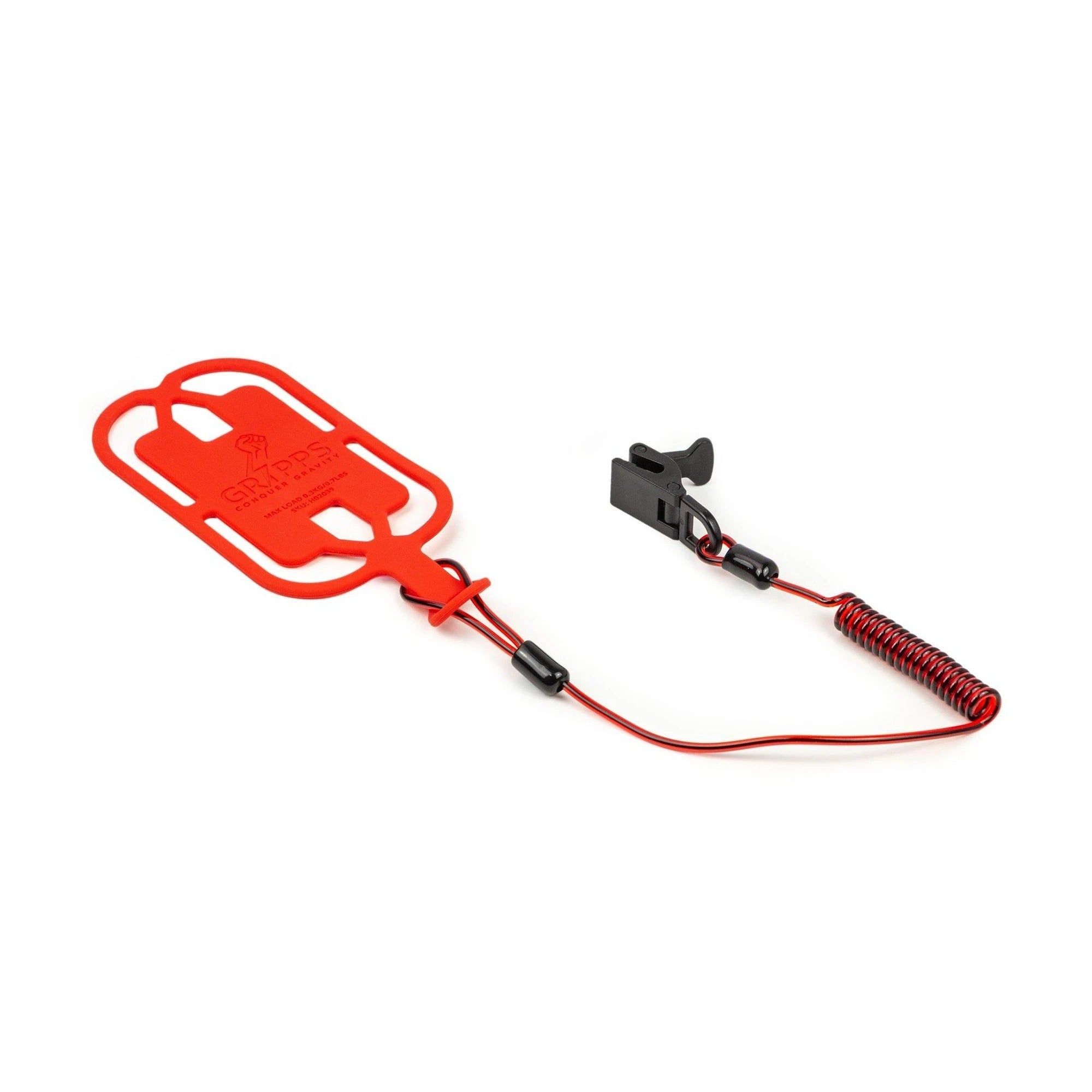 GRIPPS Phone Gripper with Coil Tether (Non-Conductive)