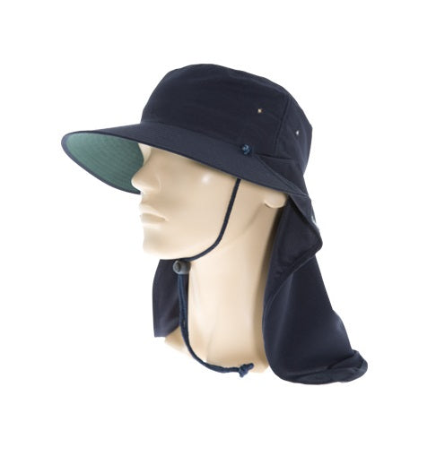 XS-S NAVY Tammin Broad Brim Sun Hat