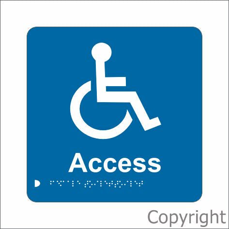 ACCESS 180x180mm Laminate & Braille