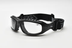 EYRES ODDIE Matt Black Frame Clear Anti-Fog Lens