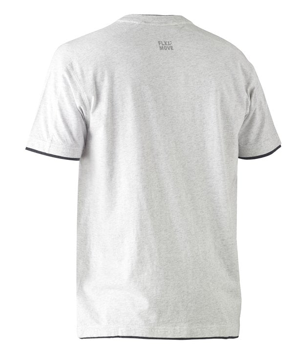 Bisley Flex & Move Cotton Rich V Neck Short Sleeve Tee