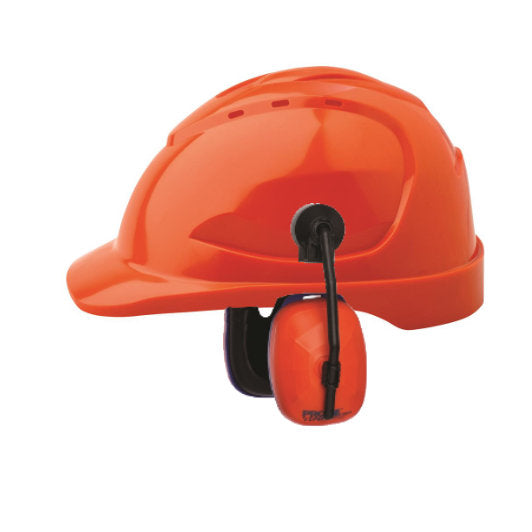 ProChoice V9 Hard Hat Vented Orange (HHV9-O) with Viper Earmuffs (HHEM)