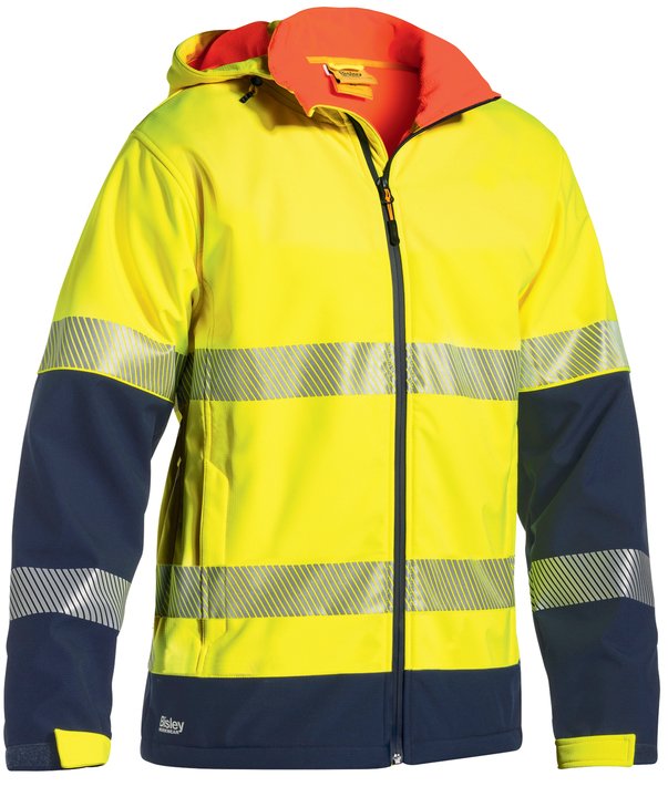 Bisley Taped Hi Vis Ripstop Bonded Fleece Jacket