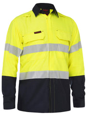 Bisley Apex 160 Taped Hi Vis FR Ripstop Vented Shirt