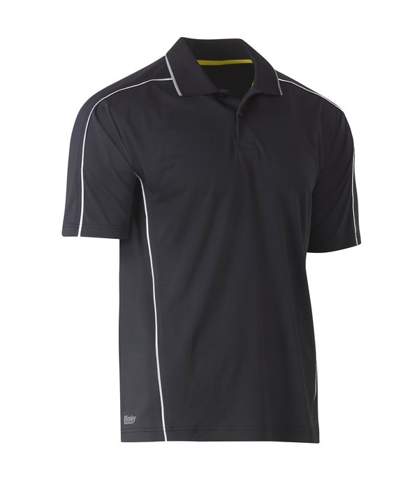 Bisley Cool Mesh Polo with Reflective Piping