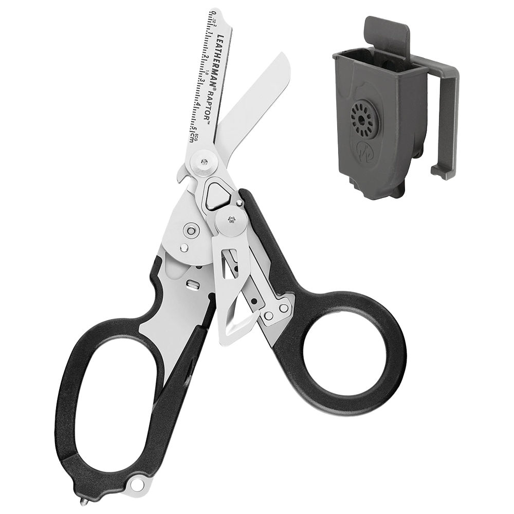 Aero Healthcare Raptor Rescue Folding Medical Shears - Black